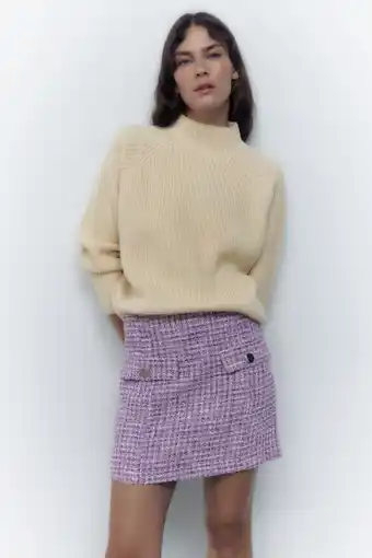 ZARA Short textured skirt offer