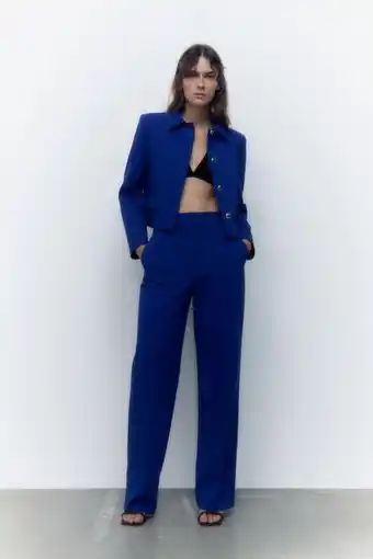 ZARA Straight masculine trousers offer