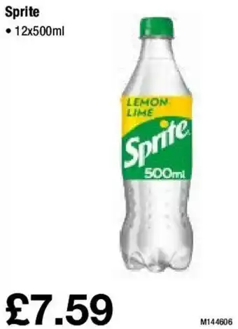 Makro Sprite 12x500ml offer