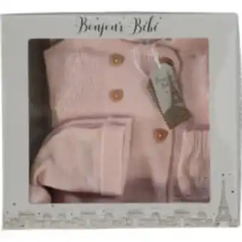 TK Maxx Four piece baby pink newborn baby set offer
