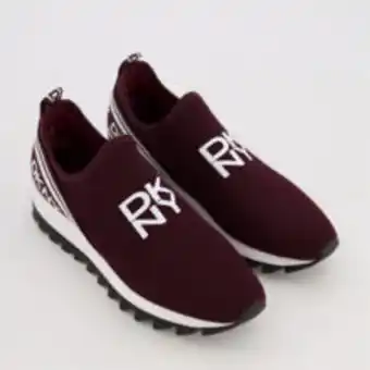 TK Maxx Burgundy aliza slip on trainers offer
