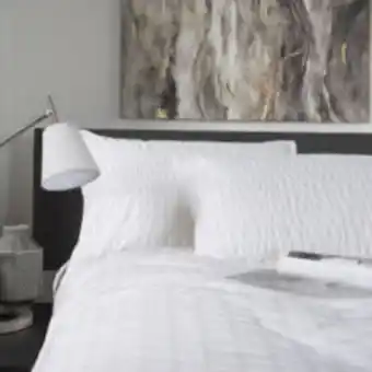 TK Maxx Double white stamford duvet cover set 180tc offer