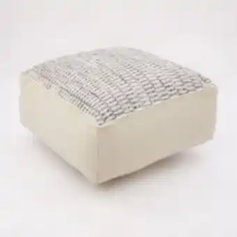 TK Maxx Grey & cream floor cushion 80x80cm offer