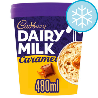 Tesco Cadbury caramel ice cream 480ml offer