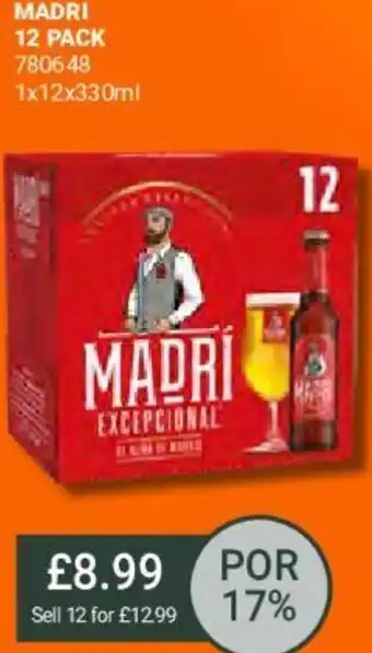 Bestway Madri 12 Pack 1x12x330ml offer