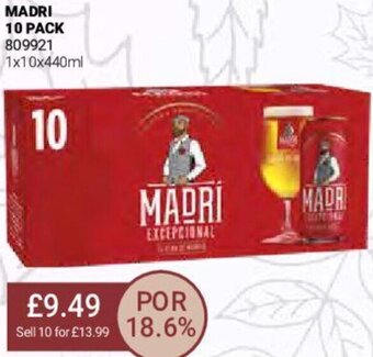 Bestway Madri 10 Pack 1x10x440ml offer