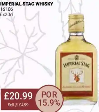 Bestway Imperial Stag Whisky 6x20cl offer