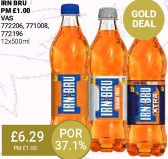 Bestway IRN BRU 12x500ml offer