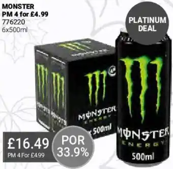 Bestway Monster 6x500ml offer