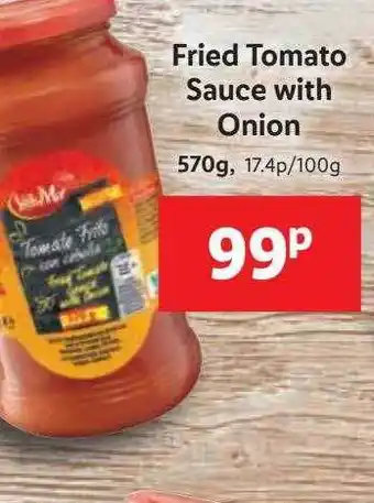 Lidl Sol mar fried tomato sauce with onion offer