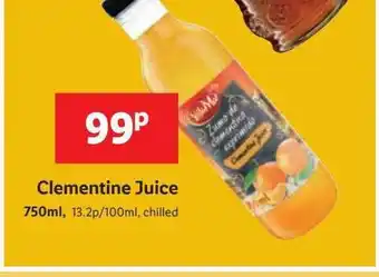 Lidl Sol mar clementine juice offer