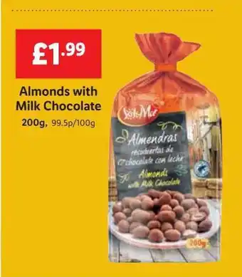Lidl Sol mar almonds with milk chocolate offer