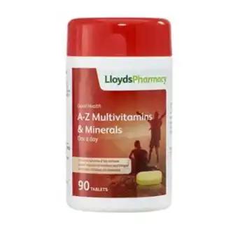 Lloyds Pharmacy Lloydspharmacy a-z multivitamins & minerals tablets offer