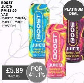 Bestway Boost Juic'D 12x500ml offer