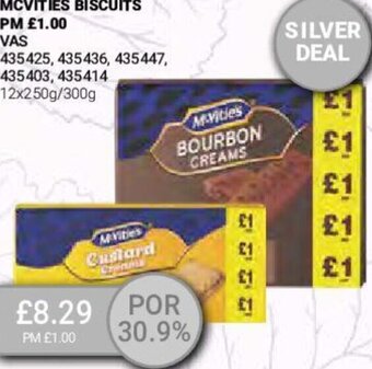 Bestway Mcvitie's Biscuits 12x250g/300g offer