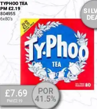Bestway Typhoo Tea 6x80's offer
