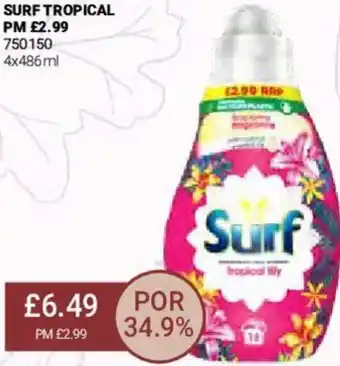 Bestway Surf Tropical 4x486ml offer