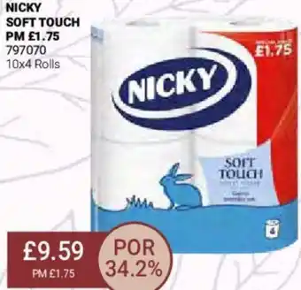 Bestway Nicky Soft Touch 10x4 Rolls offer