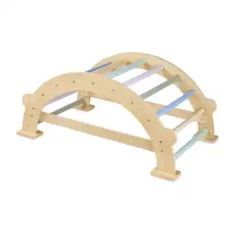 Aldi Wooden rainbow climbing set offer