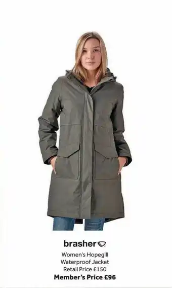 GO Outdoors Brasher women's hopegill waterproof jacket offer