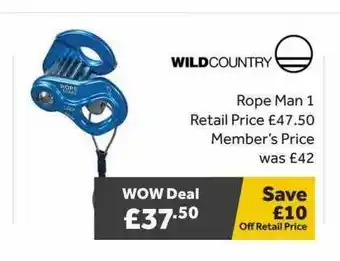 GO Outdoors Wildcountry rope man 1 offer
