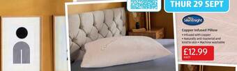 Aldi Silentnight copper infused pillow offer