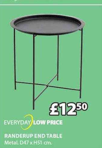 JYSK Randerup end table offer