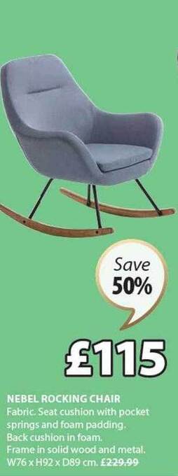JYSK Nebel rocking chair offer