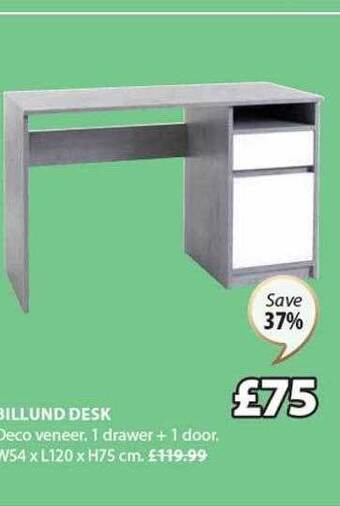 JYSK Billund desk offer