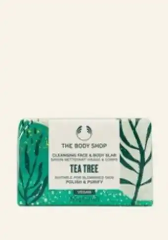 The Body Shop Tea tree cleansing face & body slab offer