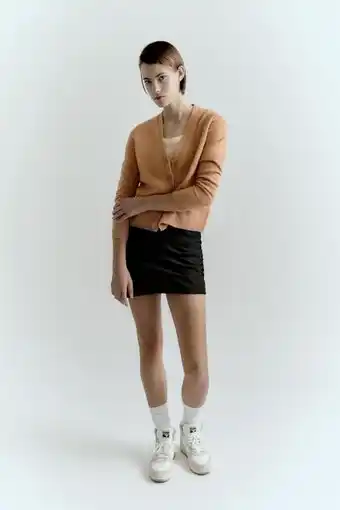 ZARA Asymmetric mini skirt offer