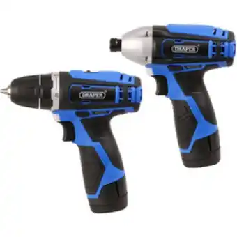 Toolstation Draper 20849 10.8v li-ion cordless twin pack 2 x 1.5ah offer