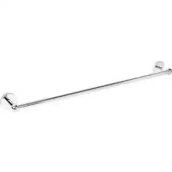 Toolstation Polished single towel rail chrome offer