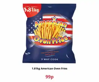 Farmfoods 1.81 kg american oven fries offer