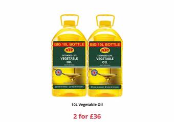 Farmfoods 10l vegetable oil offer