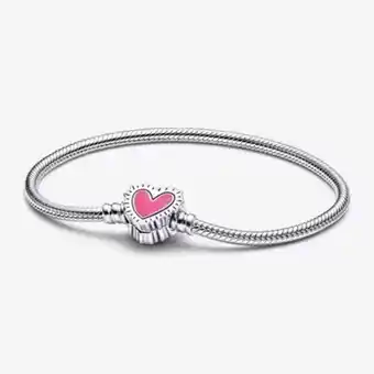 Pandora Keith haring™ x pandora moments radiant heart snake chain bracelet​ offer