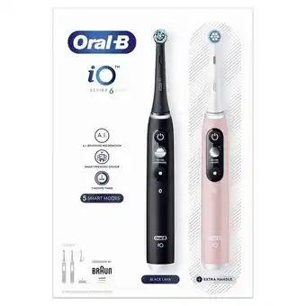 Lloyds Pharmacy Oral-b io6 black larva and pink sand offer