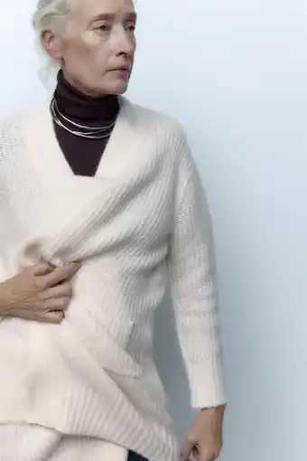 ZARA Knit midi cardigan offer