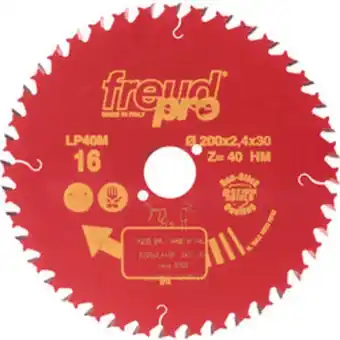 Toolstation Lp40m tct saw blade for cross grain cutting 190 x 16mm x 40t offer