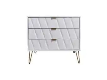 Bensons for Beds Bexley 3 drawer wide chest of drawers offer