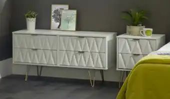 Bensons for Beds Bexley 2 x 2 drawer chest of drawers offer