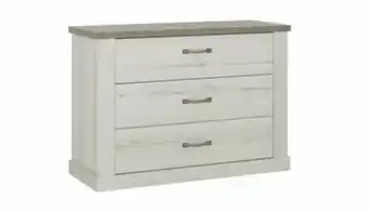 Chamonix 3 drawer wide chest of drawers