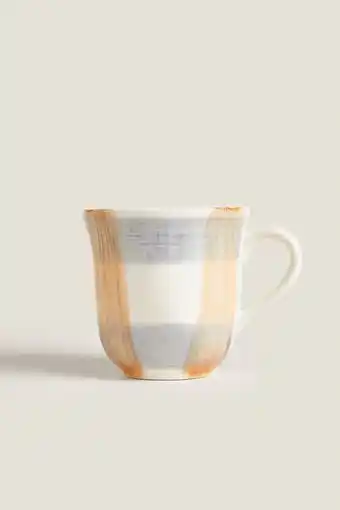 ZARA Check earthenware mug offer