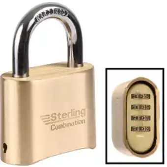 Toolstation Sterling combination padlock 50 x 8 x 26.8mm offer