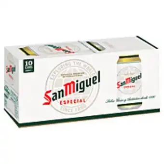 McColl's San miguel 10x440ml offer