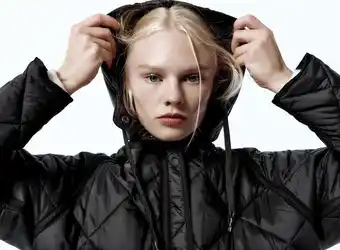 ZARA Water-repellent puffer coat offer