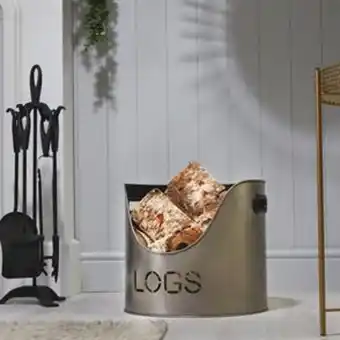 Morris webb co. decorative log bucket