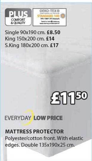 JYSK Mattress protector offer