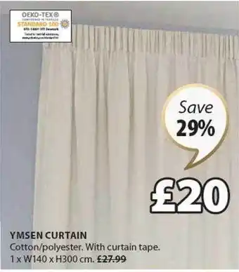JYSK Ymsen curtain offer