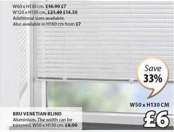 JYSK Bru venetian blind offer